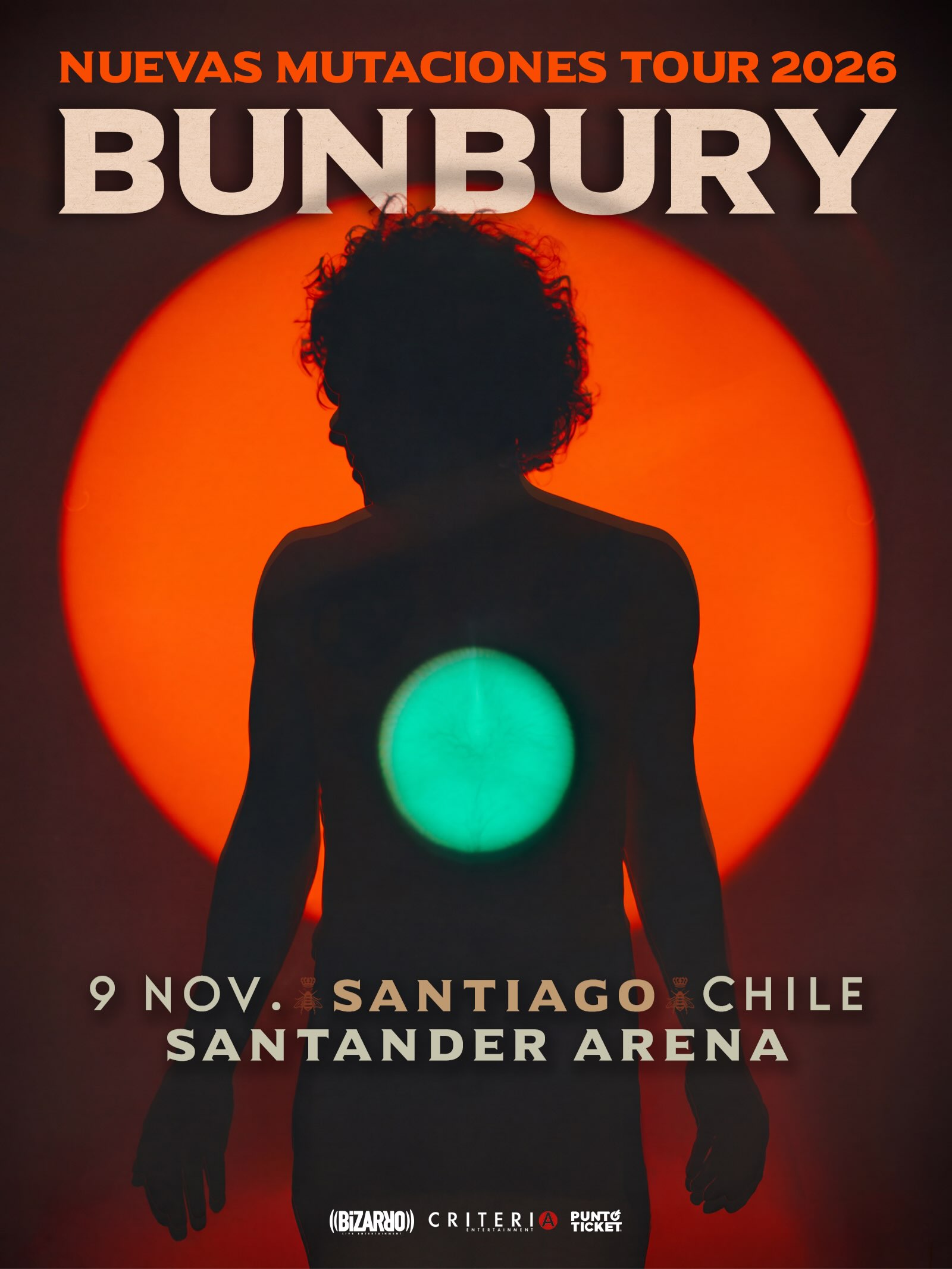 Concurso: Bunbury regresa a Chile